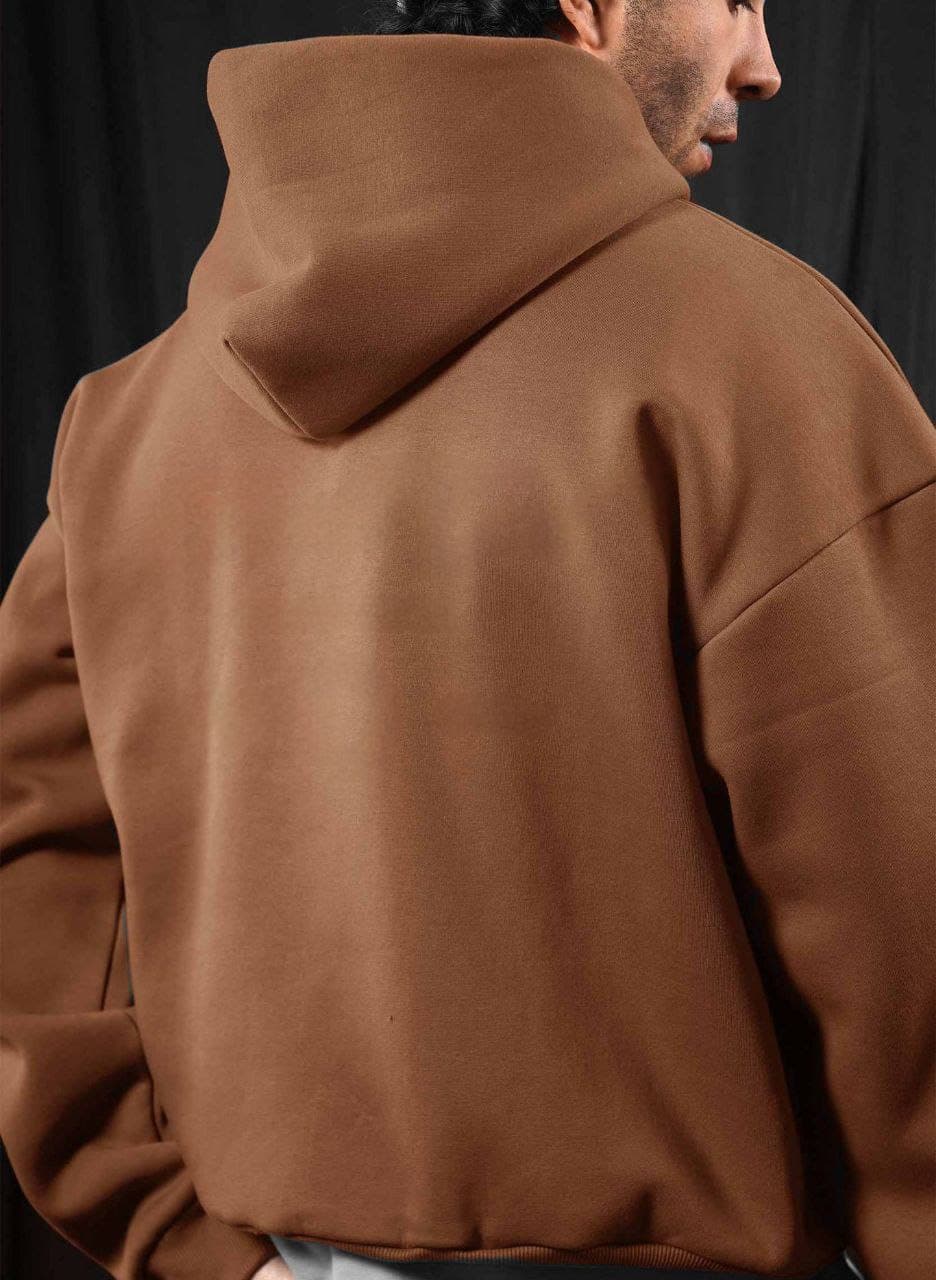 Autumn Brown Box Fit Hoodie alternate